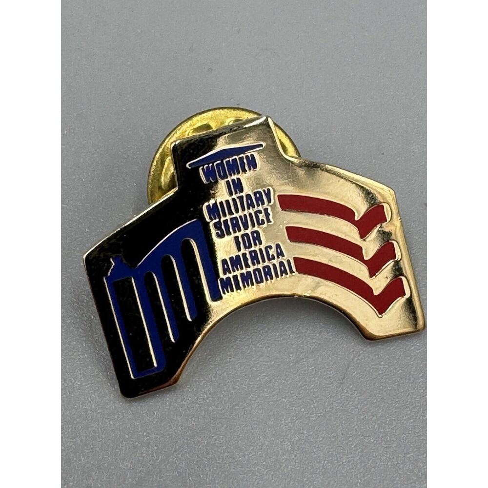 Women In Military Service For America Memorial Patriotic Lapel Pin